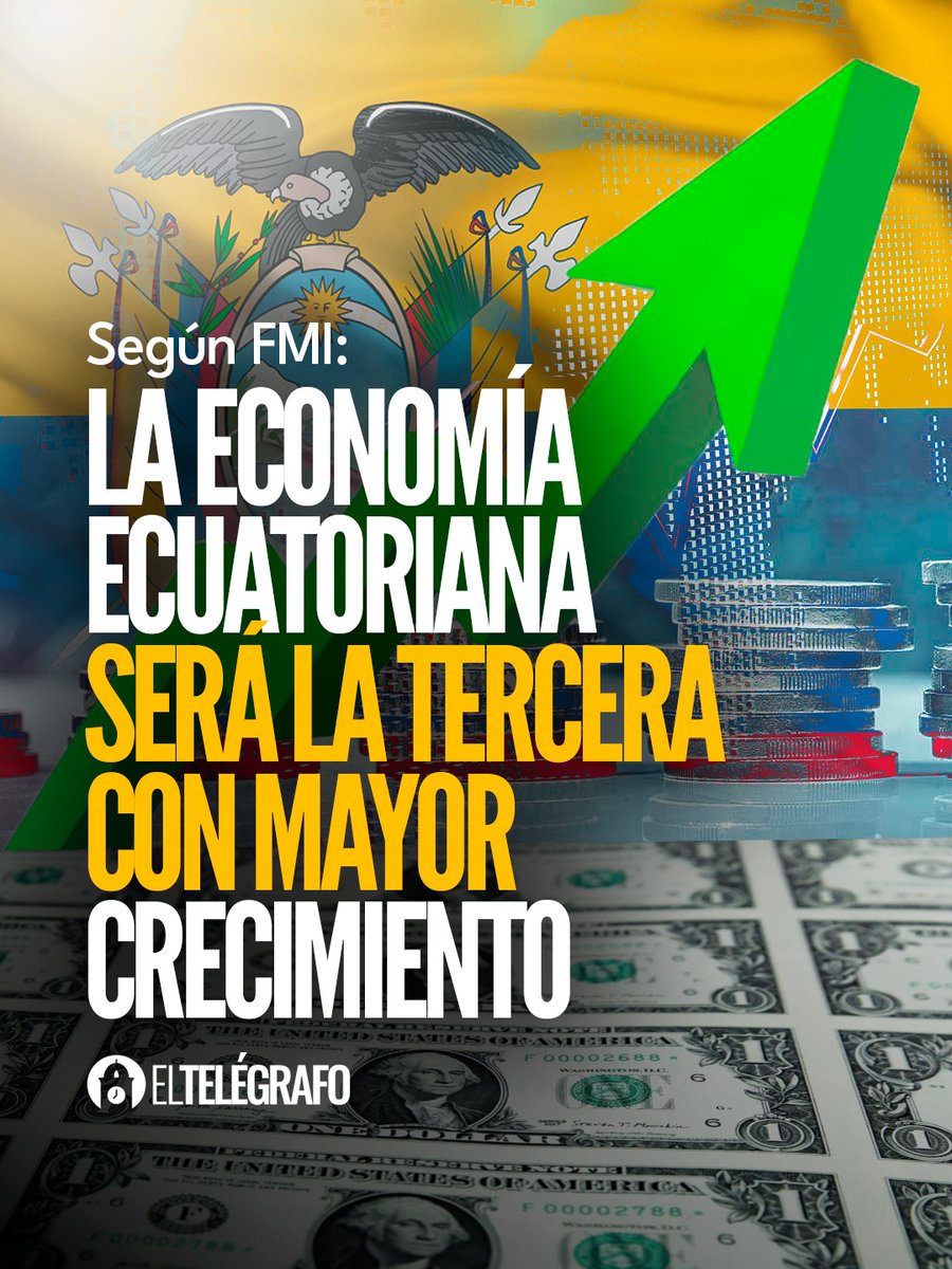 #Economía | El FMI apunta a la mejora de la economía nacional: Ecuador figura en el top 3 de Sudamérica por crecimiento esperado en 2025. #LéaloEnET: is.gd/Kph6Tb
