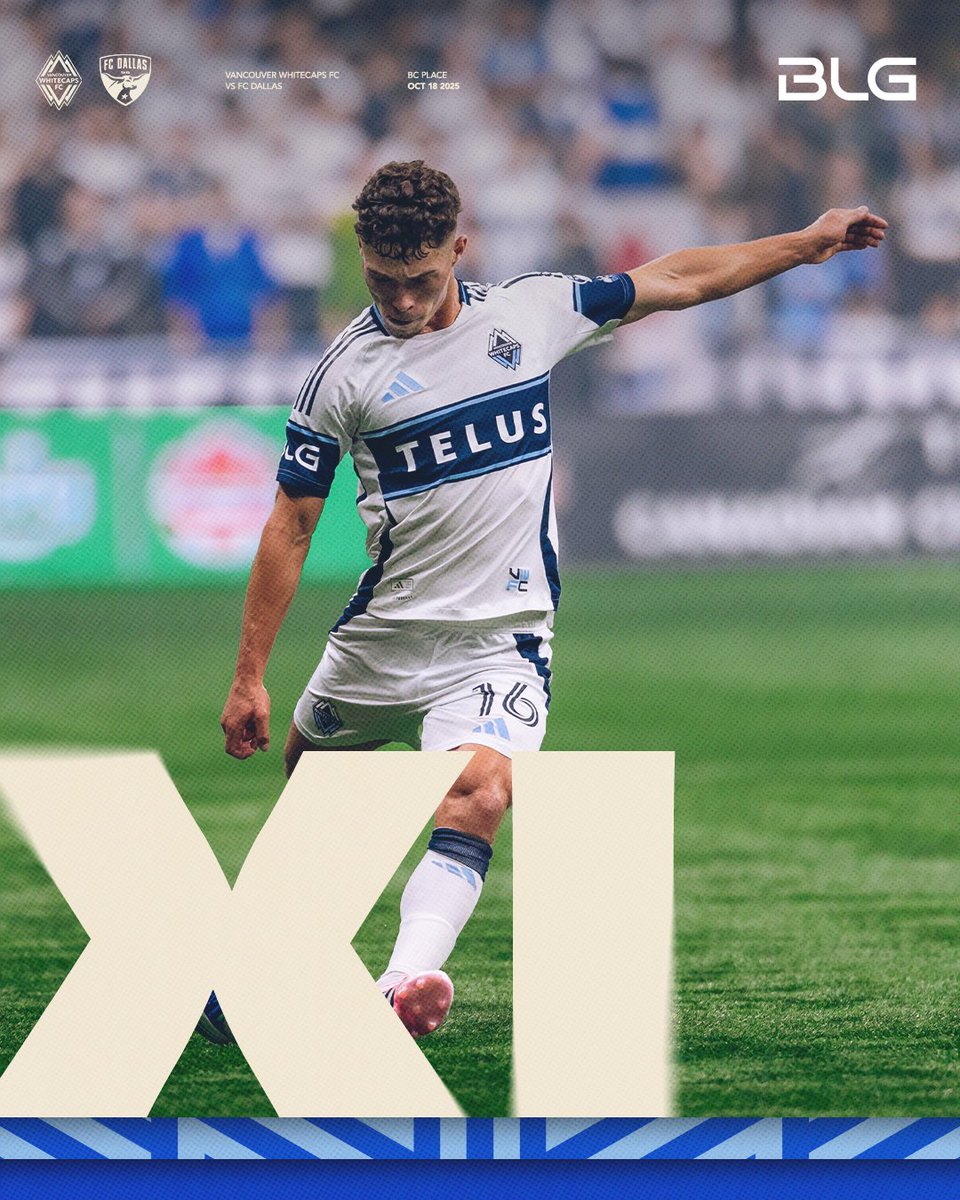 WhitecapsFC's tweet image. Our 𝙎𝙏𝘼𝙍𝙏𝙄𝙉𝙂 𝙓𝙄 vs @FCDallas 🌊

Kickoff is set for 6:15 pm PT on #MLSSeasonPass on Apple TV &amp;amp; TSN or listen on 730 CKNW &amp;amp; CKNW.com 📺

#VWFC | BLG