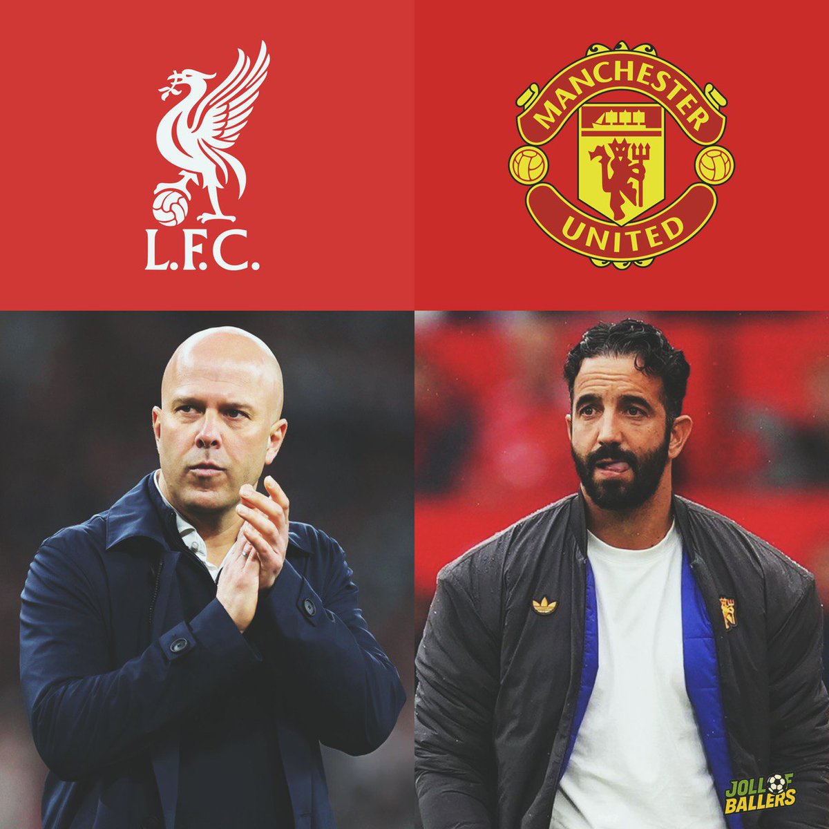 🔥 GIVEAWAY (₦5,000 for 4 lucky winners)

Liverpool 🆚 Manchester United

🚨 All you have to do is: 

— Follow us <a href="/JollofBallers/">Jollof Ballers</a>📌
— Repost this post 
— Drop your prediction 

Good luck 🙌🏾