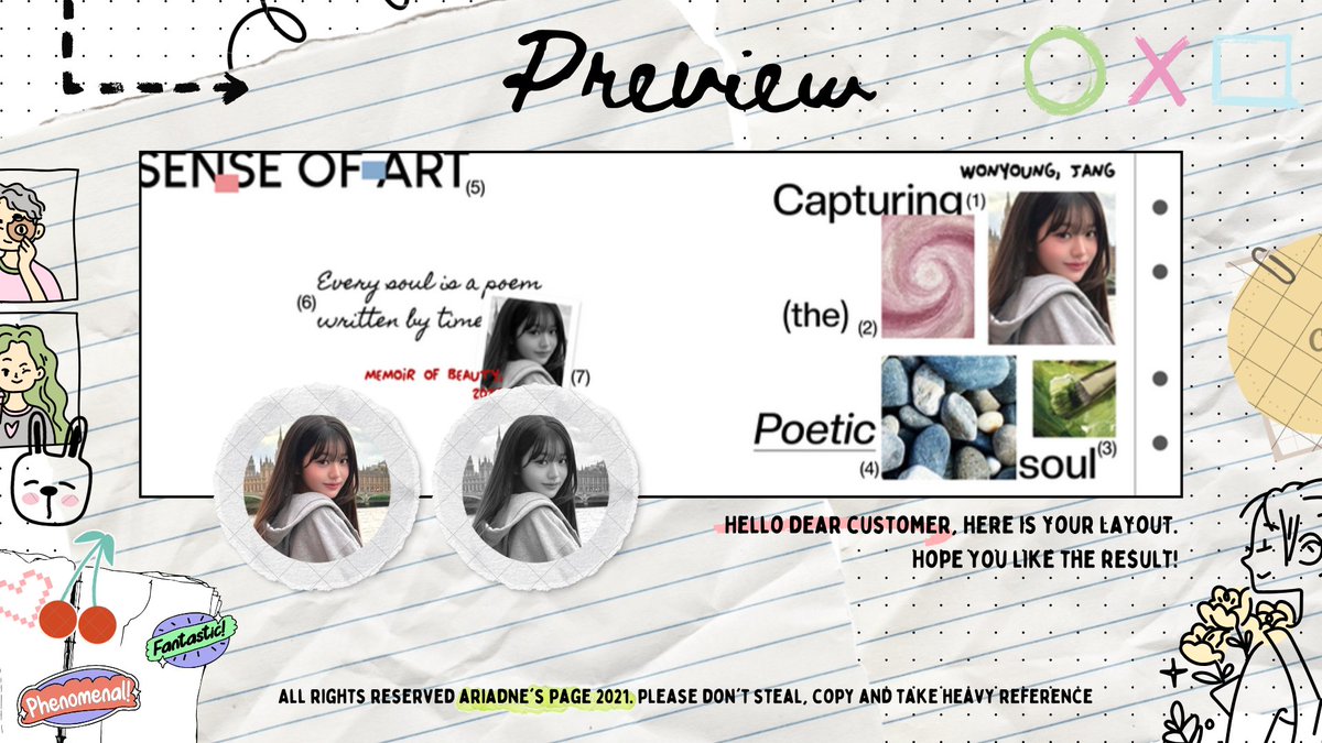 Help Repost, please? Tysm🩶

Pagi! Karena Anne rencananya mau back lagi jadi BA layout yang ambisius. Untuk memulai semuanya, Anne mau bagiin layout untuk chara tertera di bawah ini ya! 

Repost + reply chara dan wish untuk kamu sendiri. Di undi malem ini♡

#zonauang #zonaba
