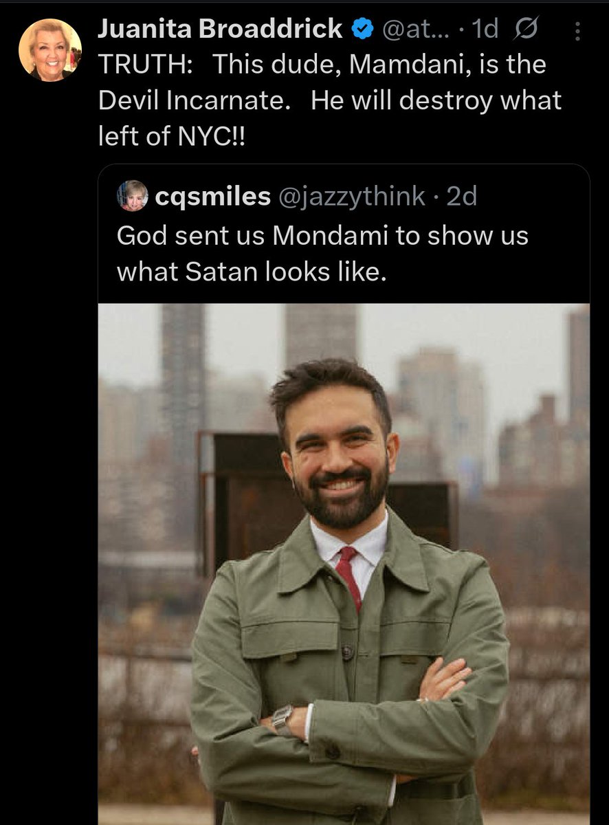 19148_4533's tweet image. Mamdani hatred is utterly irrational. @atensnut