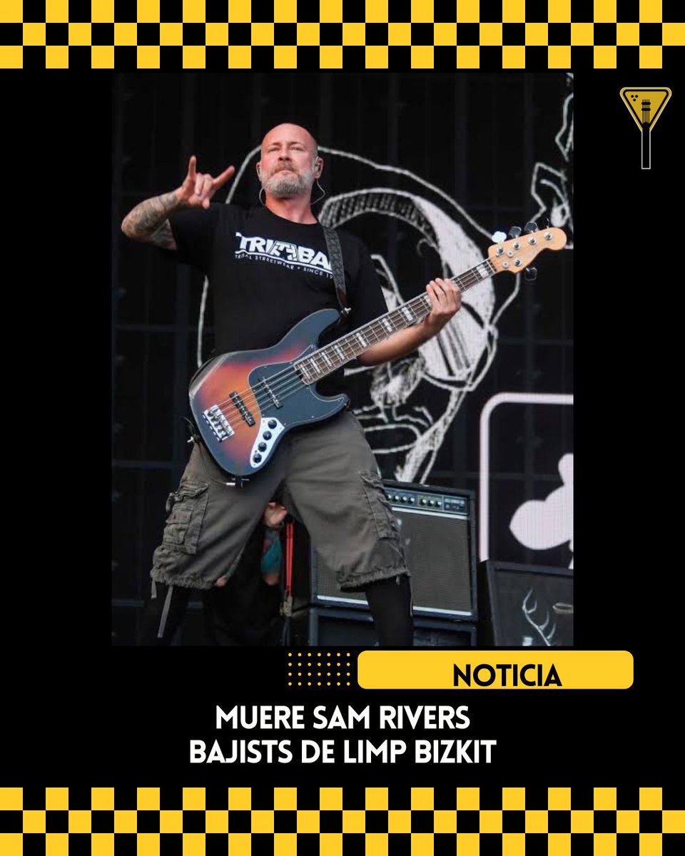 Sam Rivers, bajista fundador de Limp Bizkit falleció hoy 18 de octubre de 2025 a los 48 años.

La banda confirmó la noticia en sus redes sociales y los seguidores estamos en shock. Una triste noticia para el mundo del rock.

Q.E.P.D.

👇 
autopistarock.com/luto-en-el-nu-…
#LimpBizkit