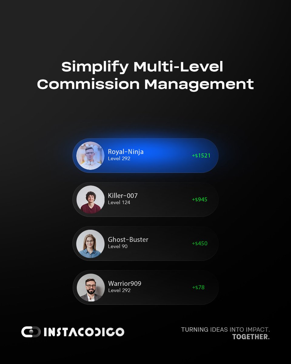 instacodigo's tweet image. Simplify Multi-Level Commission Management 💰⚙️
Automate tracking, payouts, and performance — all from one smart ERP dashboard.
🎯 Save time. Eliminate errors. Maximize rewards.
📞 Contact us today: instacodigo.com/contactus
#ERP #SalesAutomation #InstaCodigo