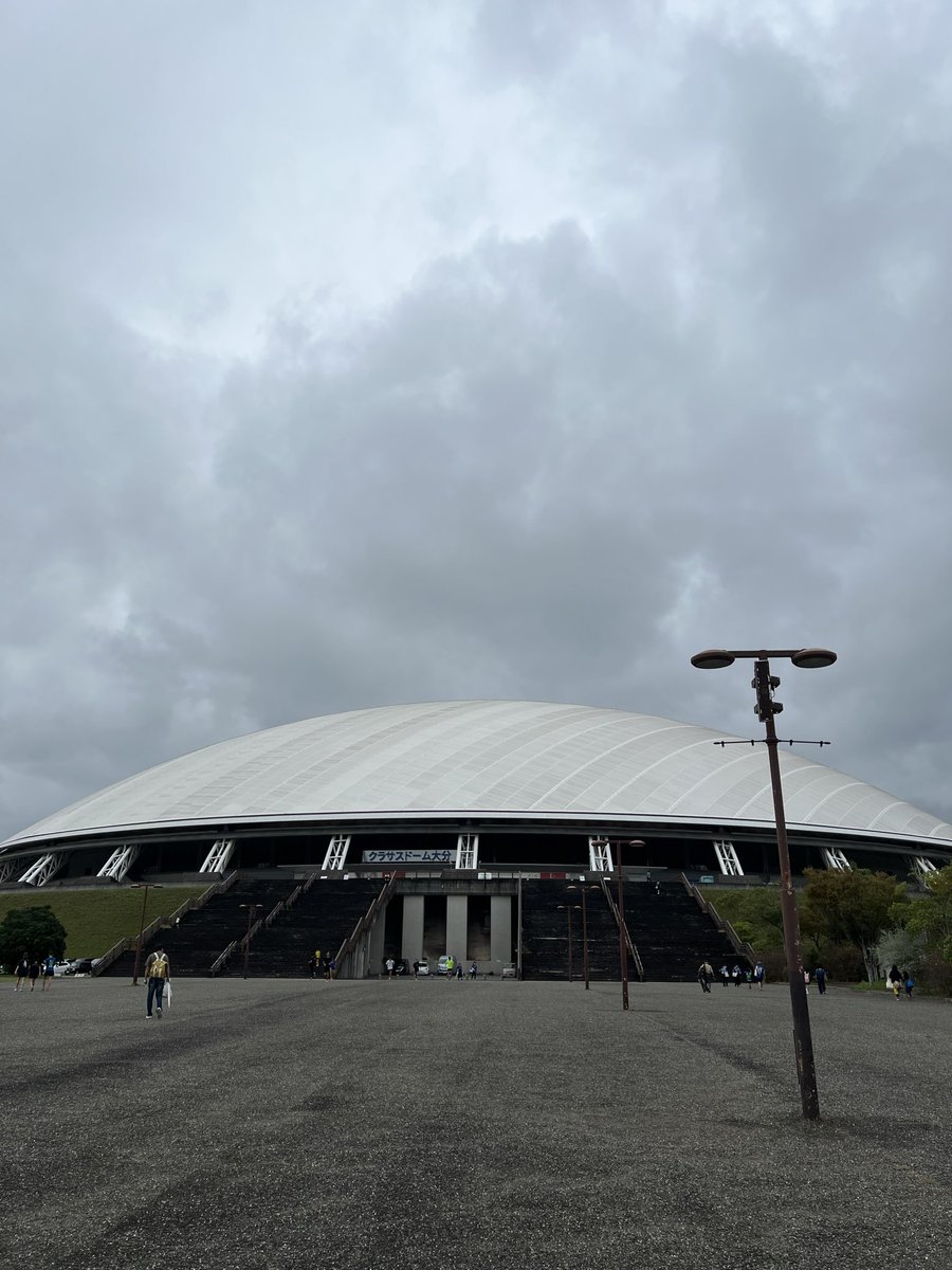 ドームに到着しました〜😆 #トリニータ