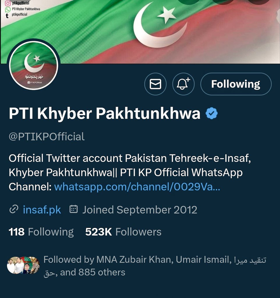 بریکنگ نیوز 🚨 
مجھے پختونخوا آفیشل نے انبلاک کردیا 🔥 
یاد رہے!! گنڈا پور دور میں مجھے بلاک کیا گیا تھا!!
اب لگتا ہے, گنڈا پوری سوشل میڈیا کا اثر و رسوخ ختم شدہ ✌️