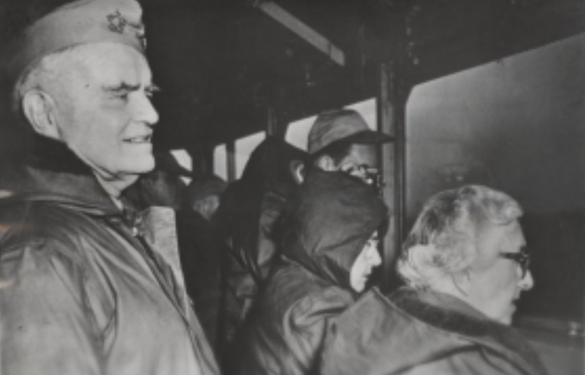 In 1949, the Navy sent invitations to dozens of members of Congress for an overnight cruise aboard USS Midway, not realizing that the names on the invite list included several women. After Congresswomen Reva Bosone and Chase Woodhouse accepted, the Navy decided to temporarily