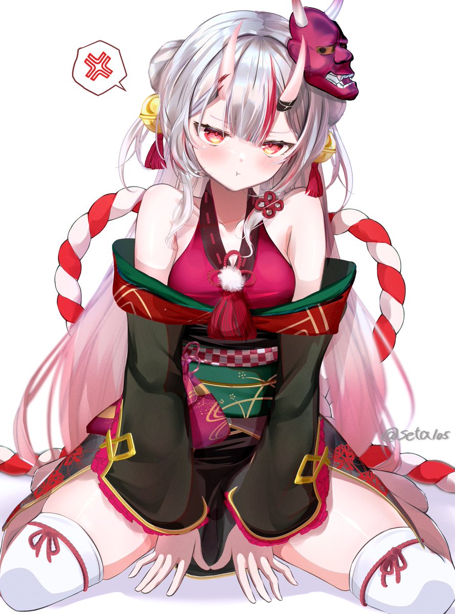 怒る余👿　#百鬼絵巻