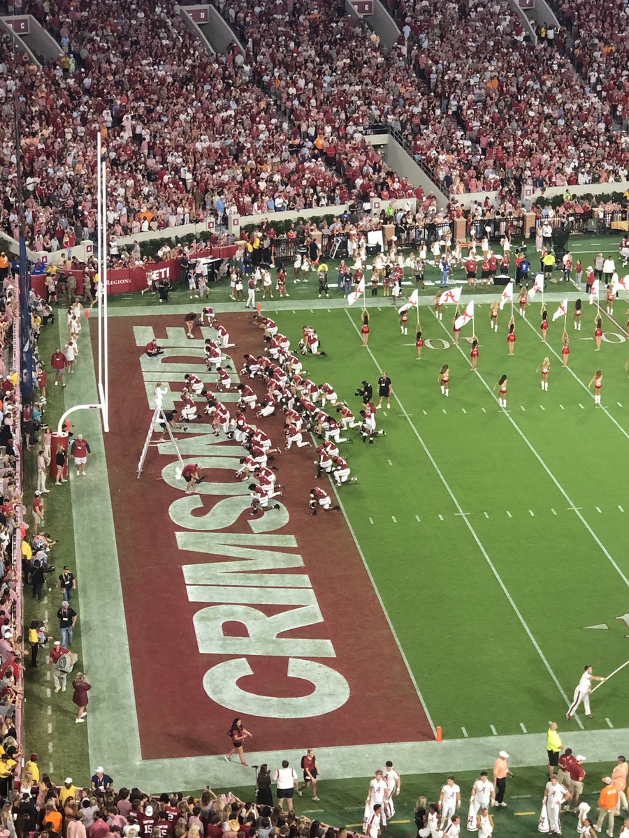 Loved seeing 2/3 of the team praying before the game.

Public professions of faith are important and extremely powerful.
