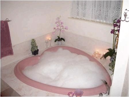 heart-shaped jacuzzi