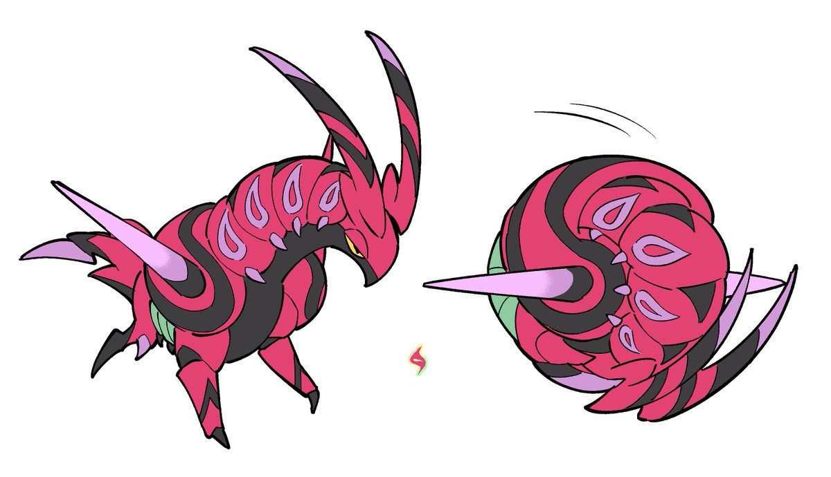 基于杂糅所有阶段的特色设计的个人蜈蚣王mega