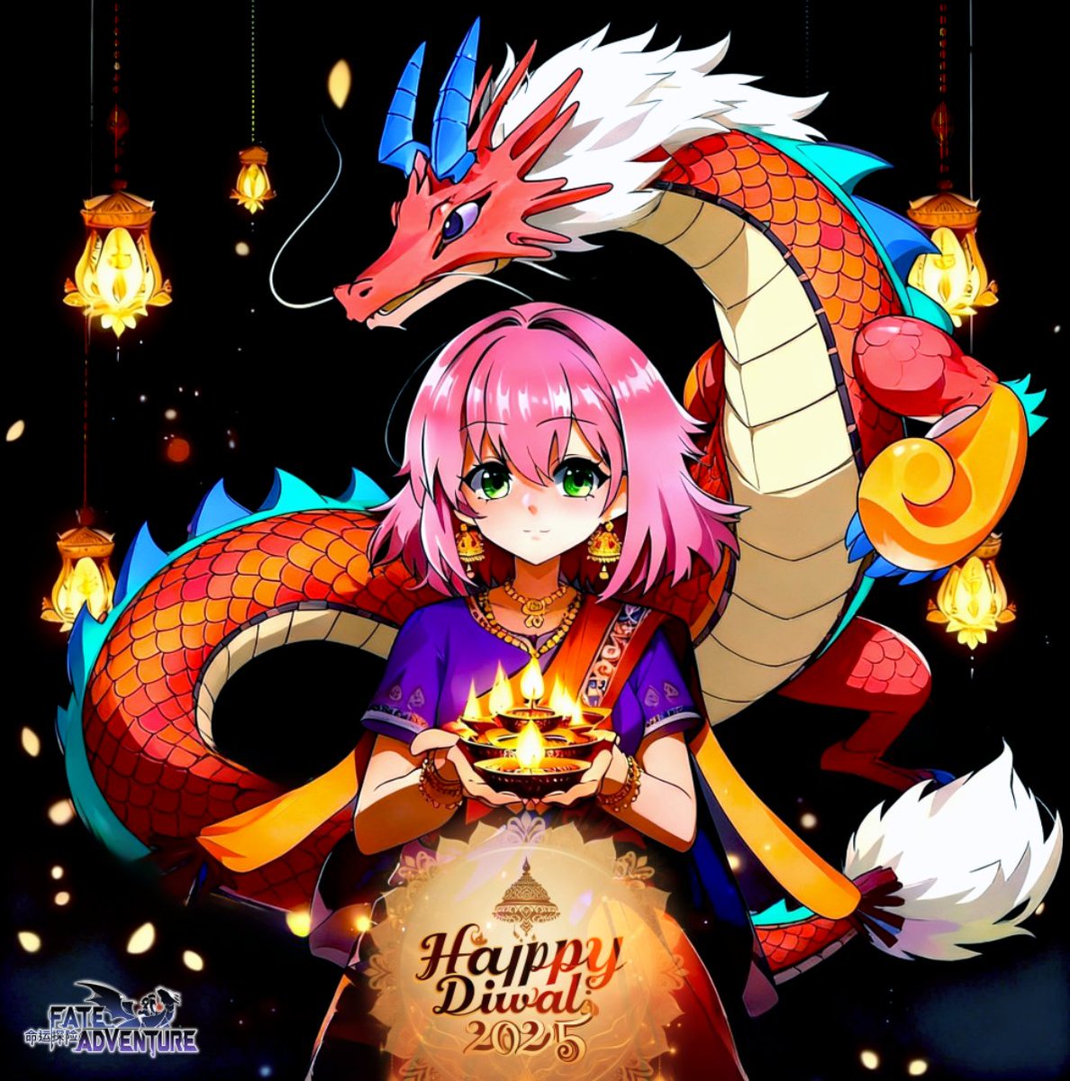 FateAdventure's tweet image. ✨ Happy Diwali, Adventurers!

May the Festival of Lights inspire us to shine brighter, overcome challenges, and bring warmth to our journeys, both in the Fate Adventure and beyond.

Wishing joy, peace, and new beginnings to everyone celebrating 🪔
#FateAdventure #Diwali…