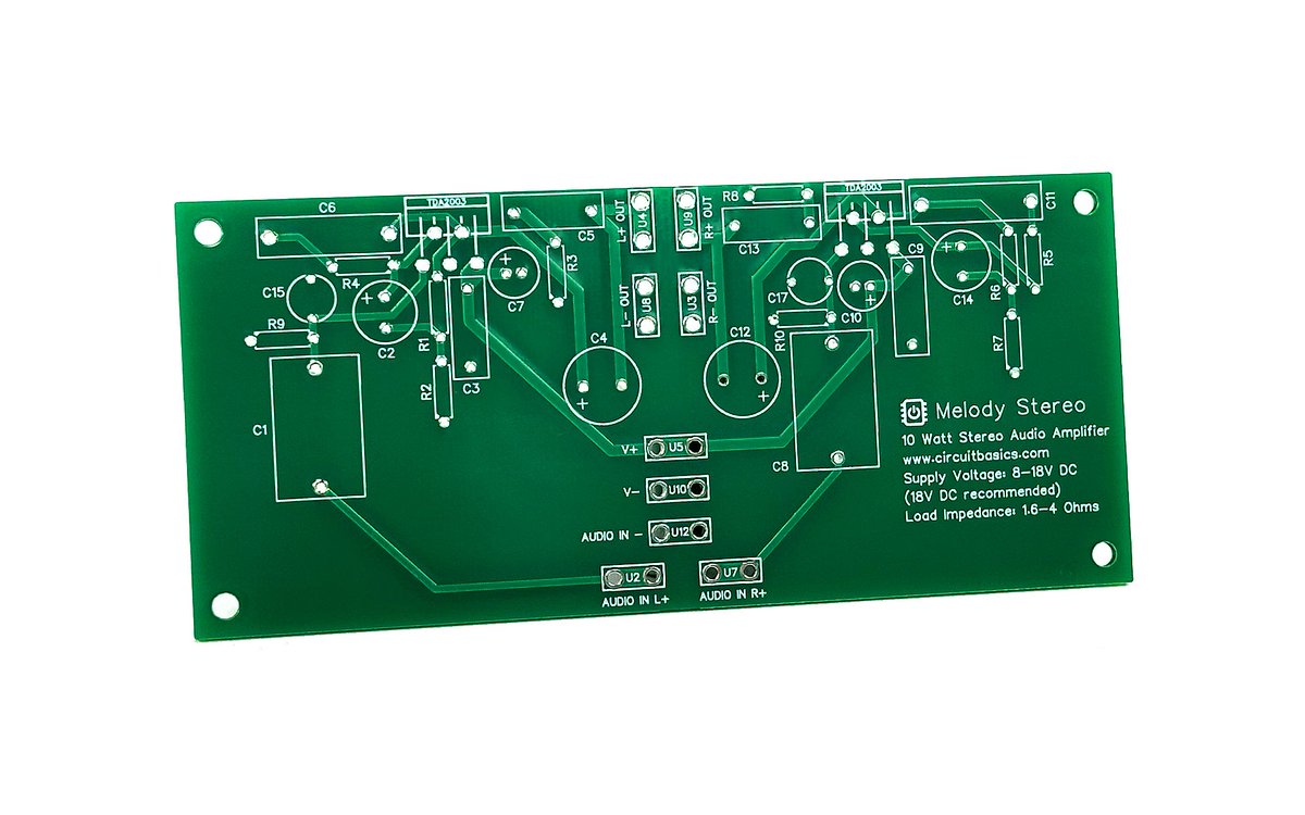 circuitbasics's tweet image. Perfect for everyday listening, the Melody Stereo amplifier delivers high-quality sound with excellent depth and detail. PCBs now available: circuitbasics.com/product/melody… #hifi #amplifier #diyaudio #circuitshop