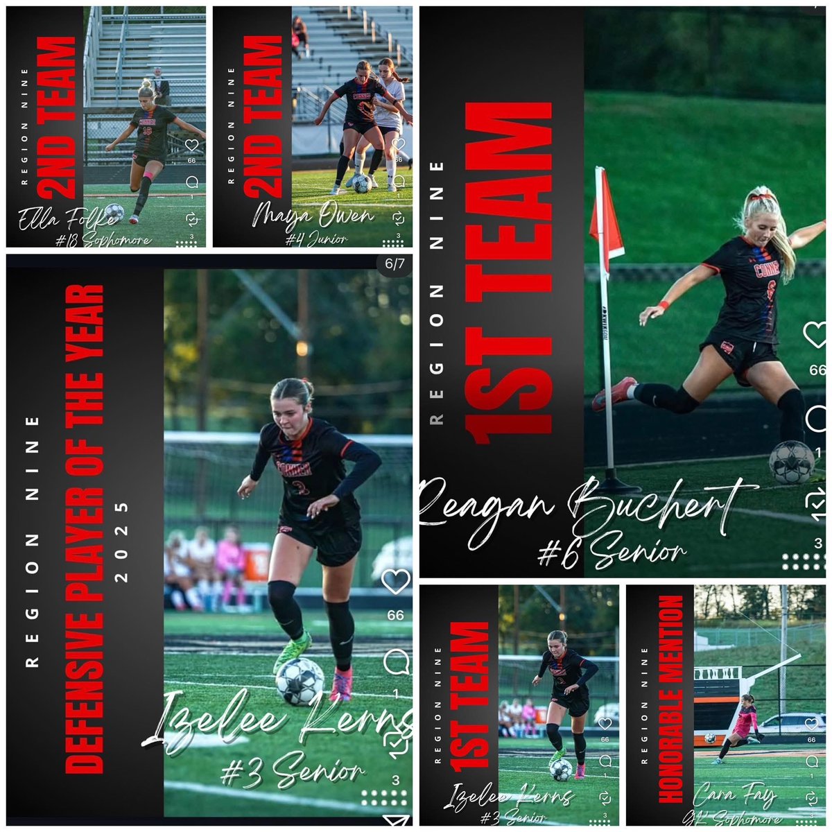 Congratulations to all of these talented ladies and their teammates that made their success possible.