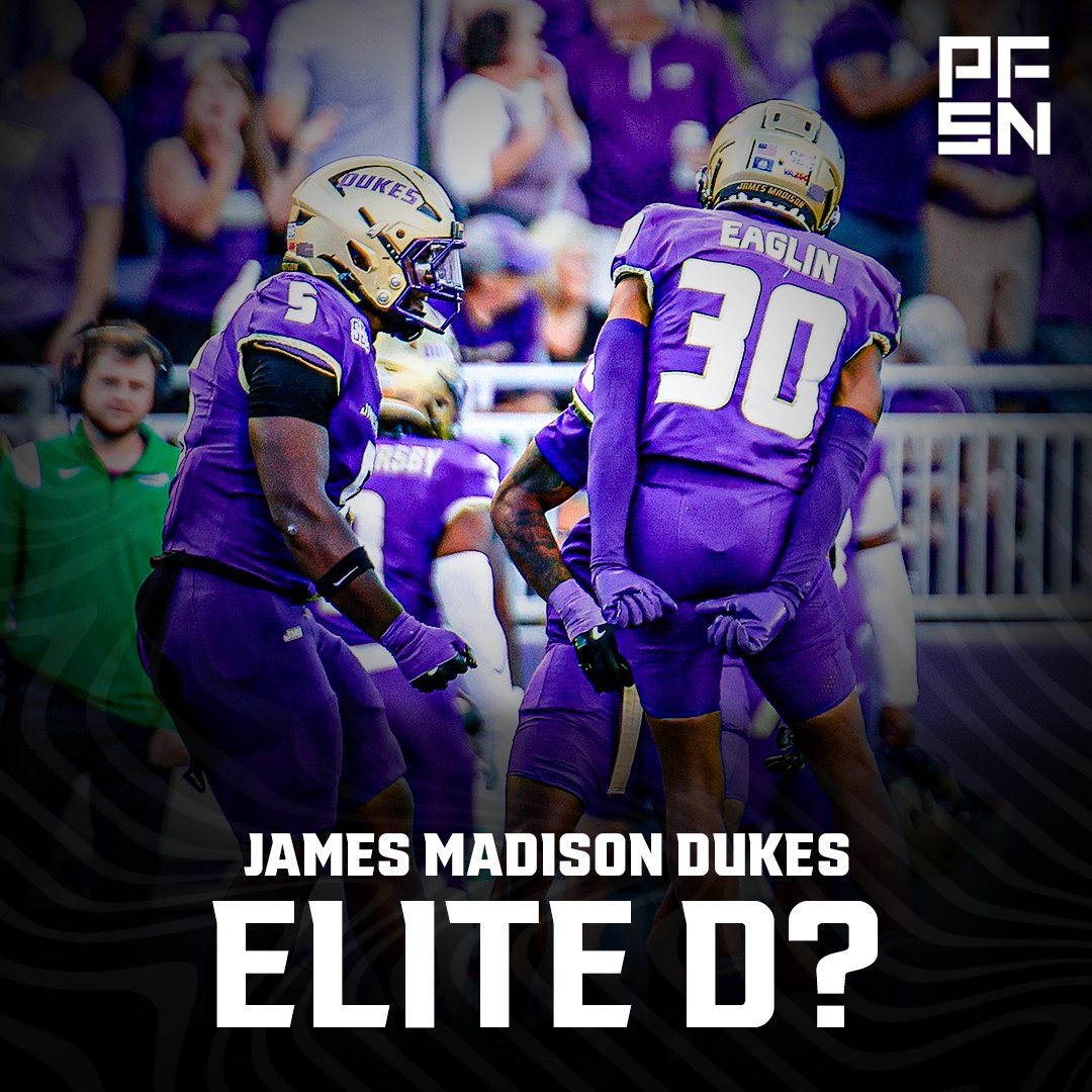 The James Madison Dukes are the only FBS team to hold every opponent under 300 yards this season 💥