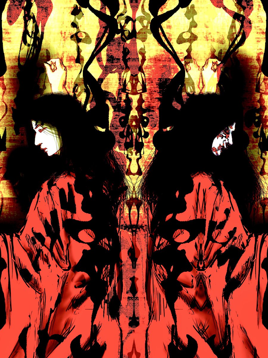 大和は国のまほろばなり
言霊の幸ふ国なり

#illustshare #art #Bassist