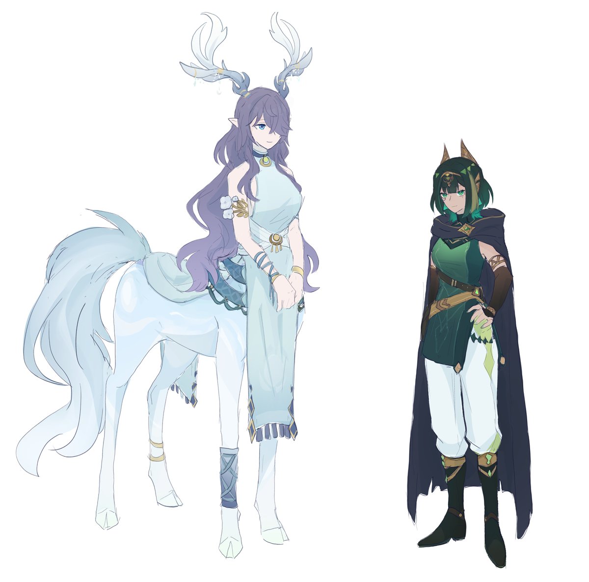 forest spirit x thief au #laufer #GenshinImpact