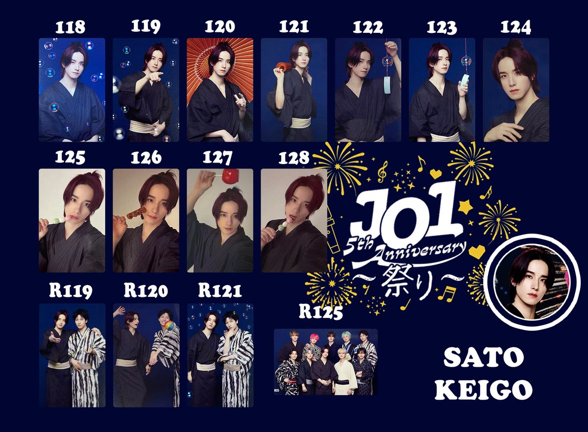 JO1__suhi's tweet photo. JO1 5th Anniversary 祭り トレカ

譲
EC7000円トレカ　金城
川尻127、與那城119 126、豆原120 123、川西119
R124（白岩、河野、與那城）

求
佐藤

本日（10/19）参戦のため会場での交換優先

お心当たりがある方はDMいただけますと幸いです https://t.co/ogj1R7Zb6B