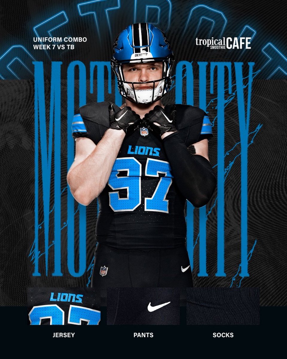 the_det_times's tweet photo. Dressed in All-Black for the Bucs funeral 🪦

(via: @Lions) https://t.co/eEek2O2mKG