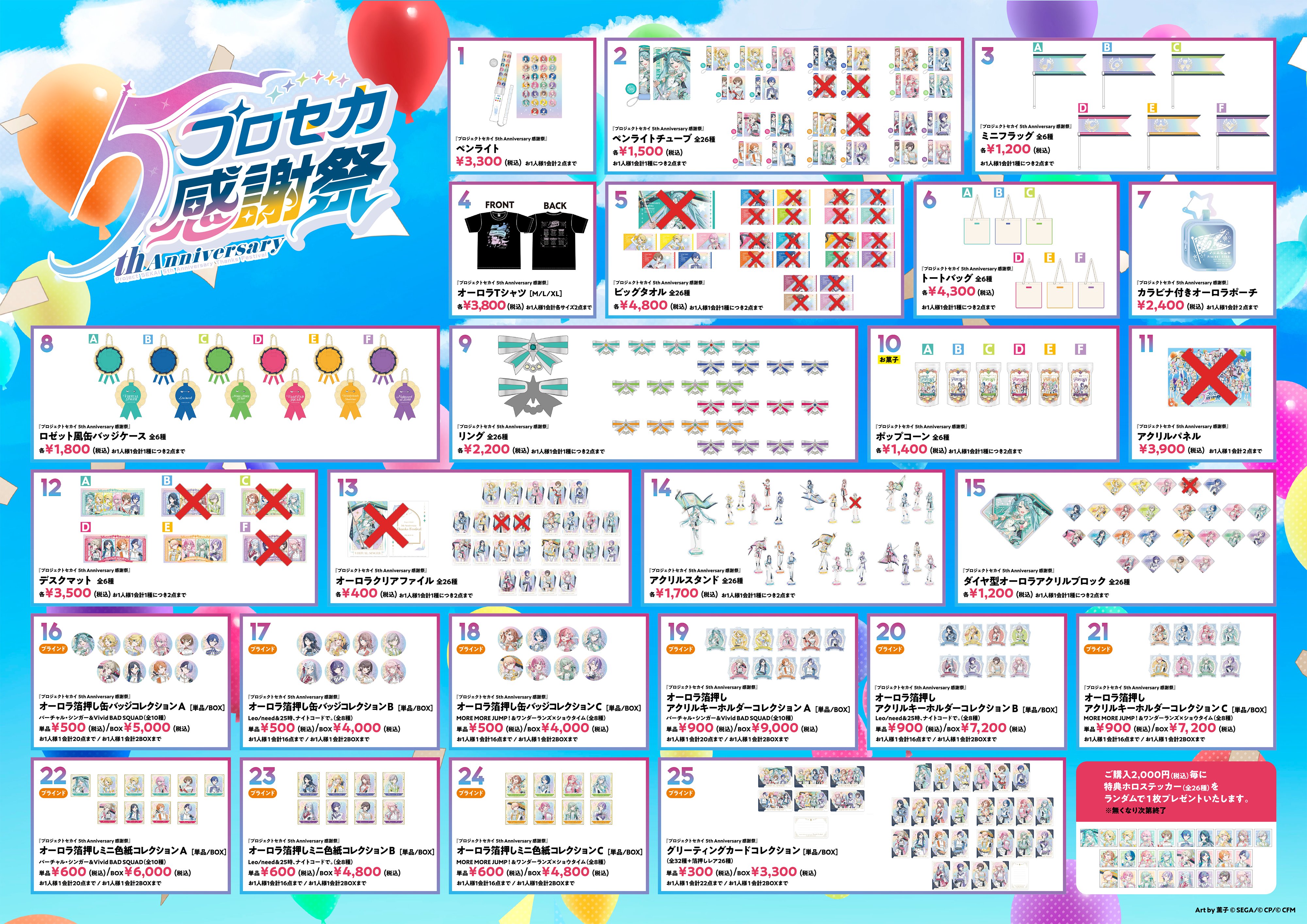 プロジェクトセカイ 5th Anniversary 感謝祭 on X: 