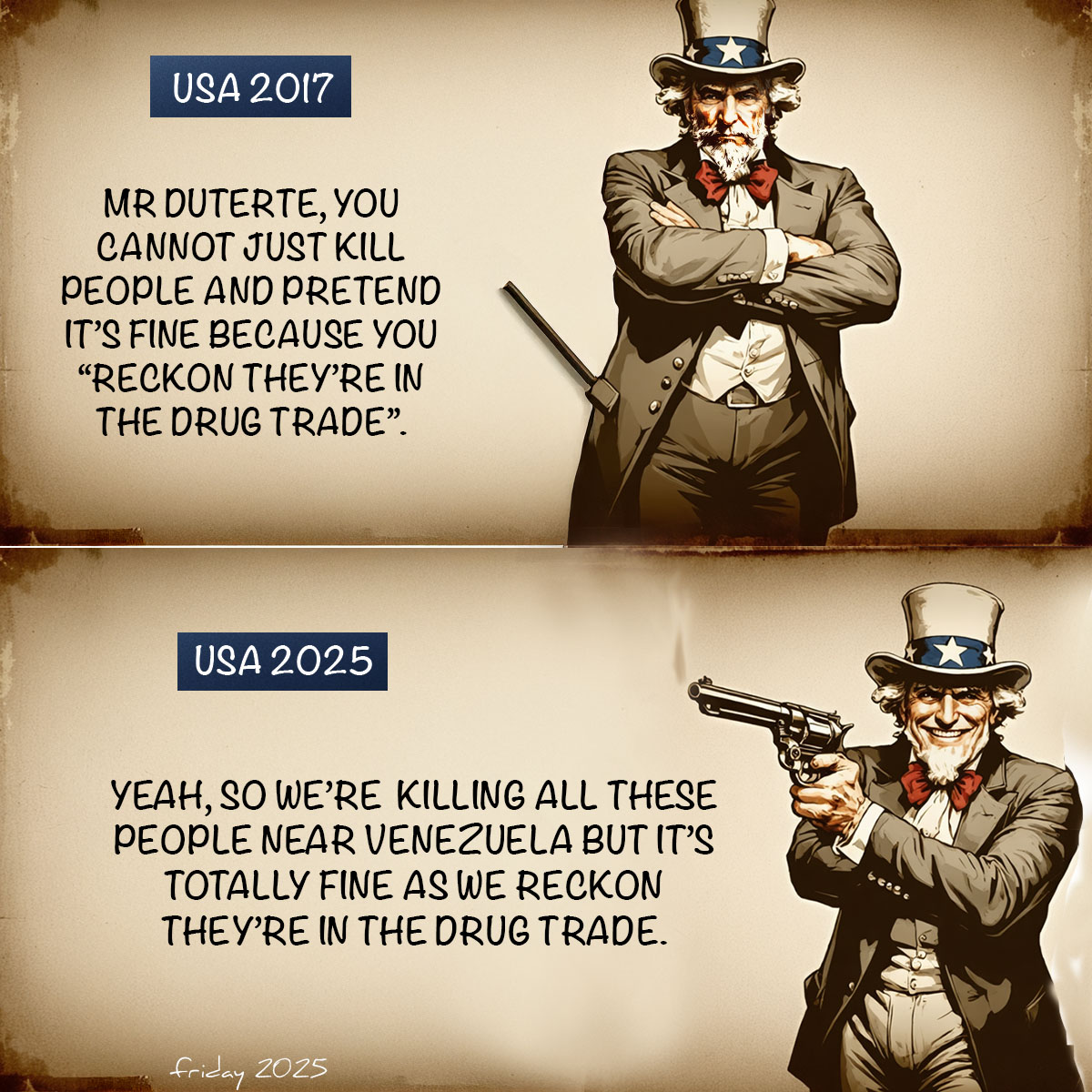 These days we don't have to make up jokes; we just write down what the governments say