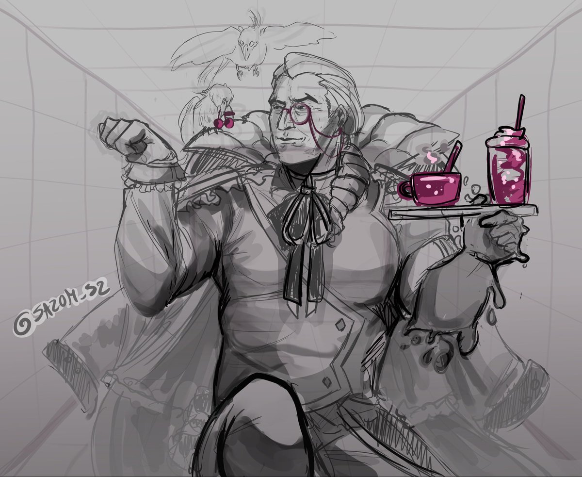 Cafe cutie #Swain concept
Not finished yet