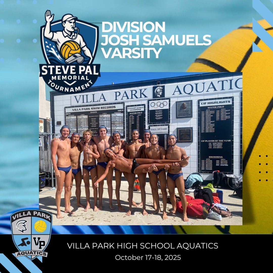 Villa Park High School dominated at the Steve Pal Memorial Tournament in the Josh Samuels Division, defeating Monrovia 14-3, Valley View 15-5, and Crespi 12-8. Great job, Spartans! 🖤🤍💙
