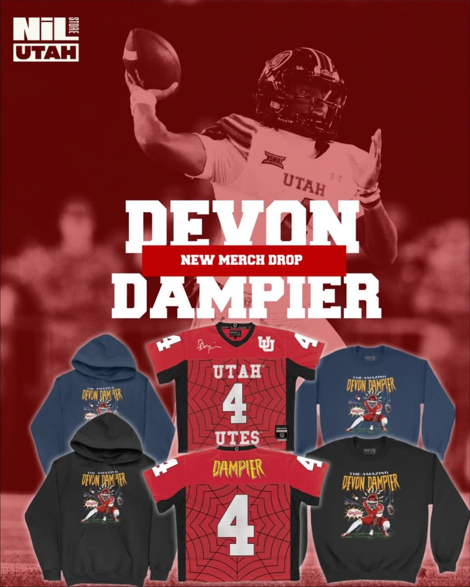 UtahNILStore's tweet image. The Amazing Devon Dampier

Shop the full collection 👉 nil.store/utah/utah-devo…