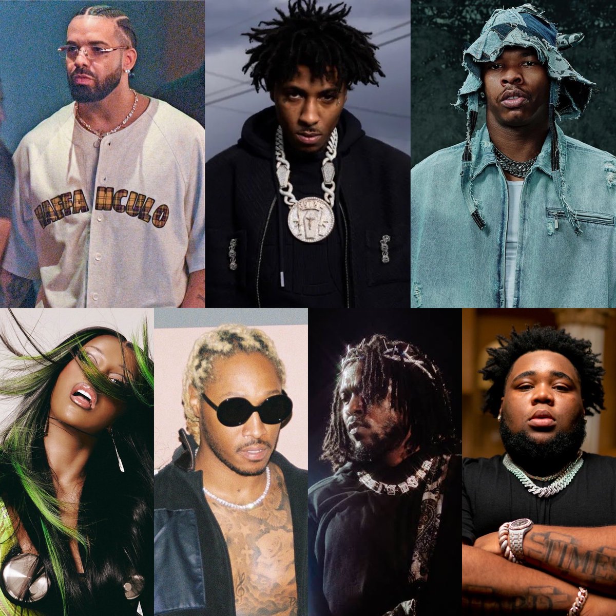 Rappers with the most songs currently charting on US Apple Music 🔥🏆

▫️Drake — 17
▫️NBA Youngboy — 13
▫️Lil Baby — 11
▫️Cardi B — 11
▫️Future — 9
▫️Kendrick Lamar — 8
▫️Rod Wave — 6