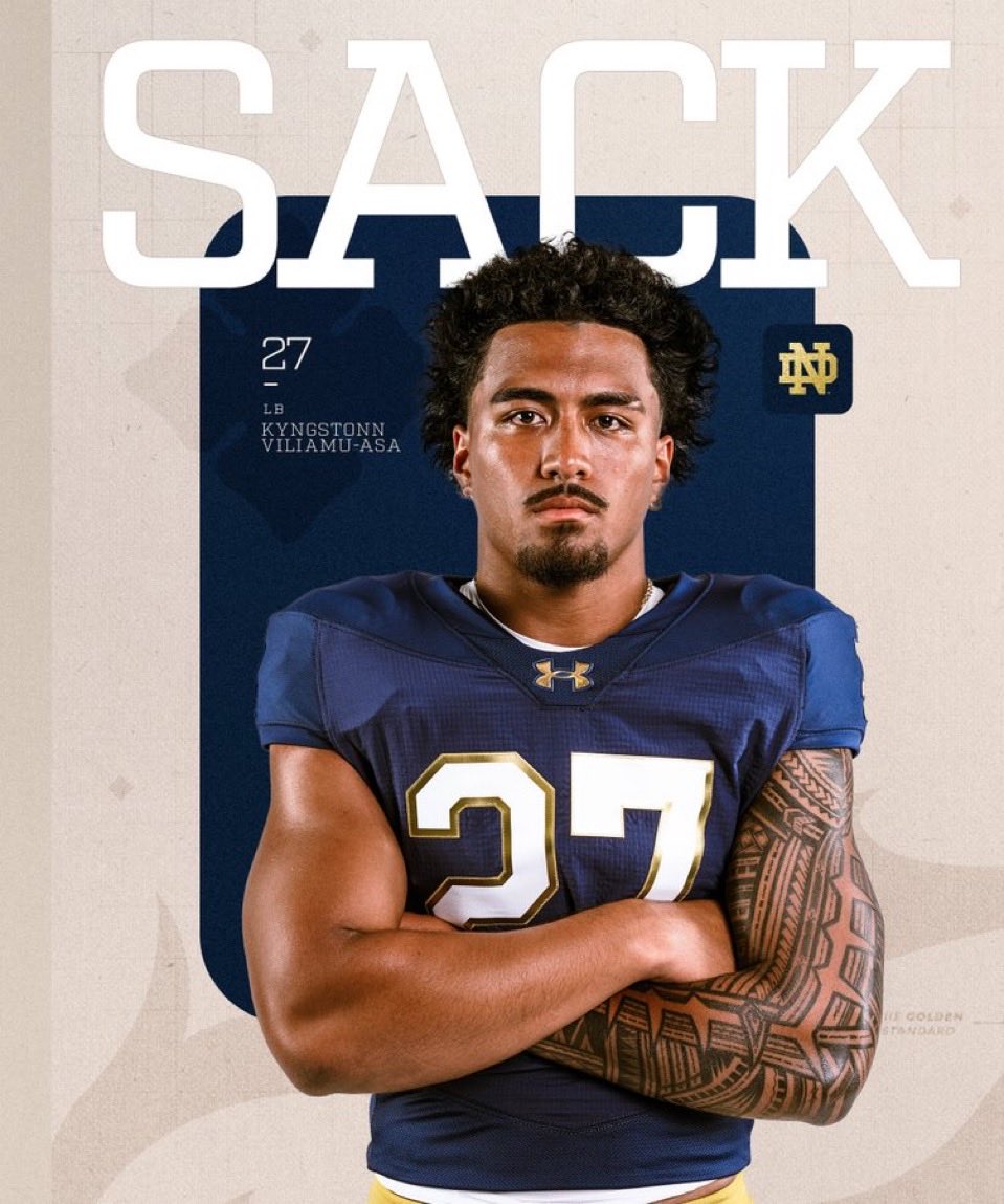 El dominio de defensivos sedientos que buscan al RB de USC, King Miller, es devastador. Adon Shuler (8), Tae Johnson (9) -ambos con 4 tacleadas individuales- y Kyngstonn Viliamu-Asa (27) -1 sack- han infundido miedo en el QB Jayden Maiava. ND 14 USC 13 (H) <a href="/rocksportsnet/">@rocksportsnet</a> #GoIrish