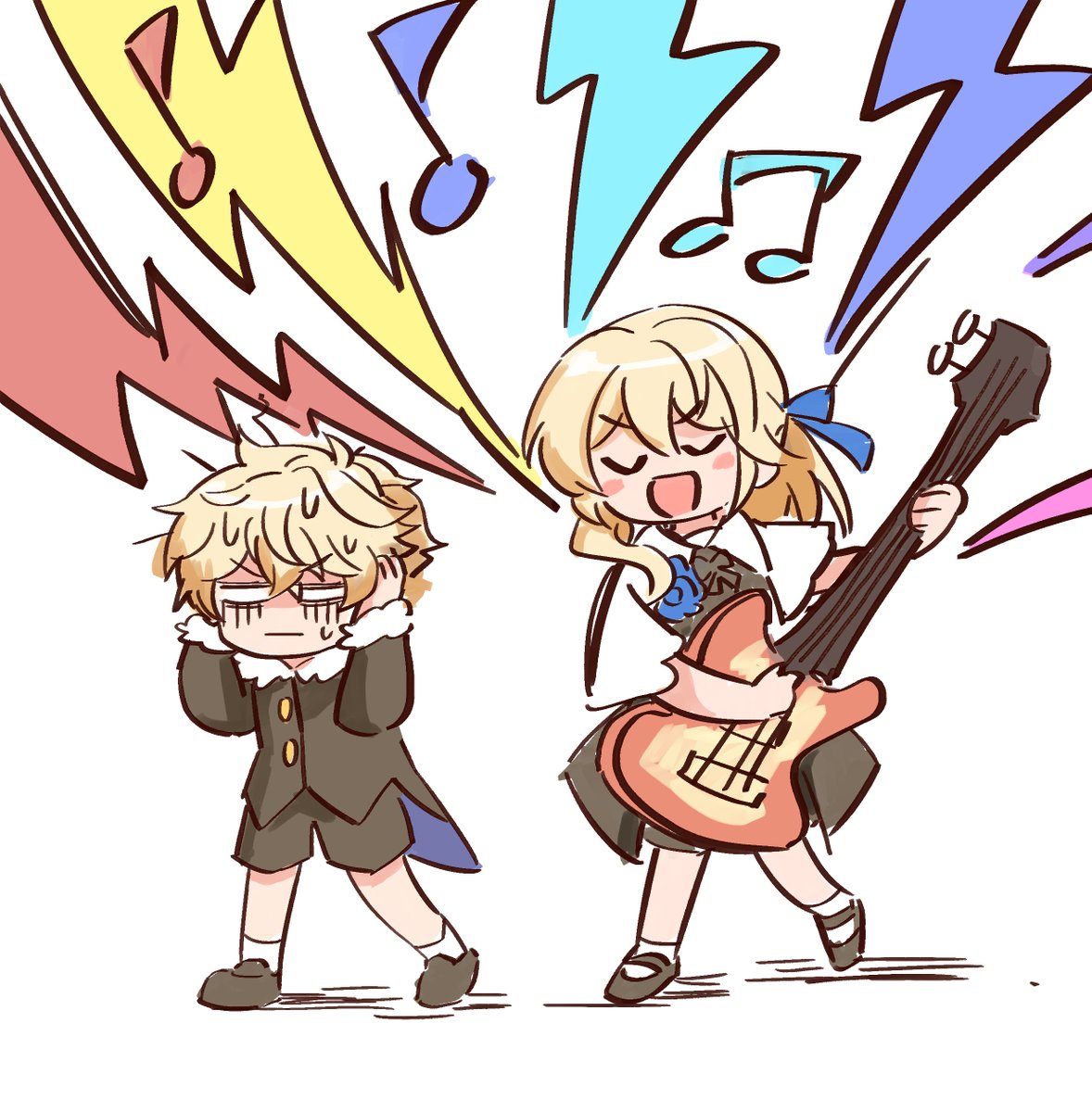 MZxiaxi's tweet image. Rock Spirit🤘
#Serval #gepard #HonkaiStarRail