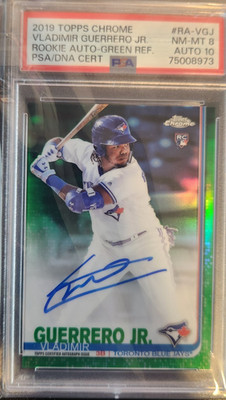 Vladimir Guerrero Jr ルーキー直筆サインカード25枚限定！ ブルー