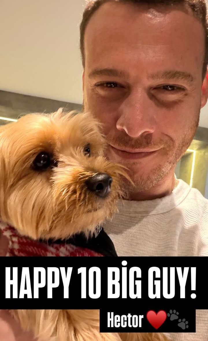 Como puede ser que este peluchito ya tenga 10 años! El tiempo vuela! Muy feliz cumple para Hector! 🎂🥳🎉 Que Dios lo proteja y le dé muchos años más de vida para disfrutarlos junto a su querido papá #KeremBürsin 🙏🧿❤ Son una dupla hermosa! 😊❤