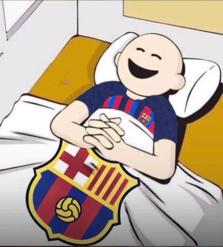 Culernews's tweet photo. Barcelona ganhou 
Messi fez hat trick 

Culés indo dormir assim hoje: https://t.co/LzjdiG8TG6