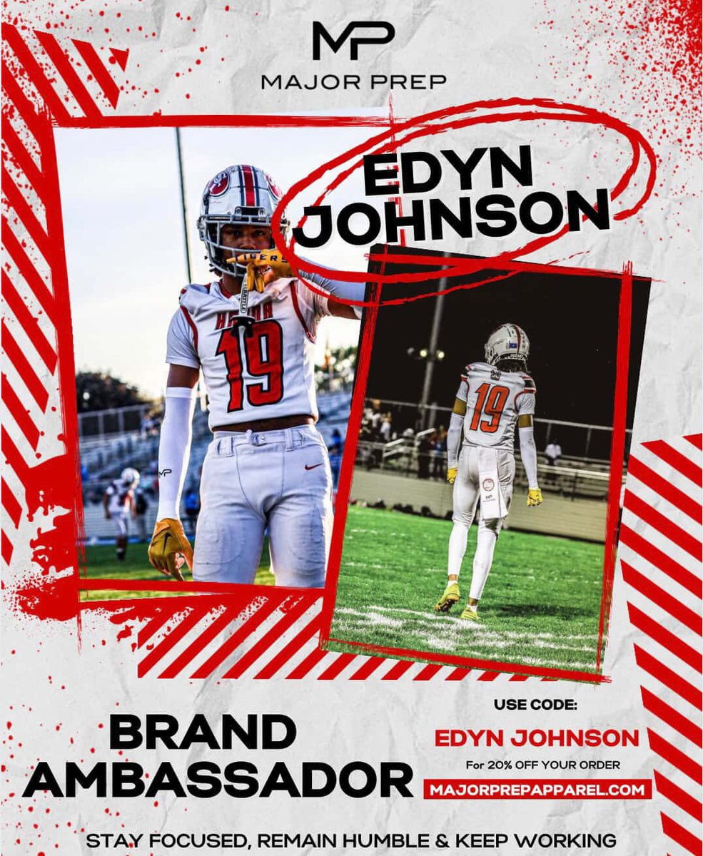Proud and blessed to be a Brand Ambassador For major Prep Use Code: (EdynJohnson) to get 20% off All orders. Let’s keep building this bond <a href="/majorprepllc/">Bryan Majors</a>