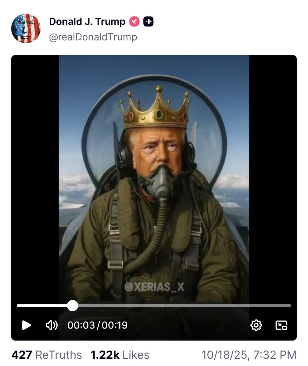 xerias_x's tweet image. Holy Shizzles! President Donald Trump just posted my meme on Truth Social! 🤯