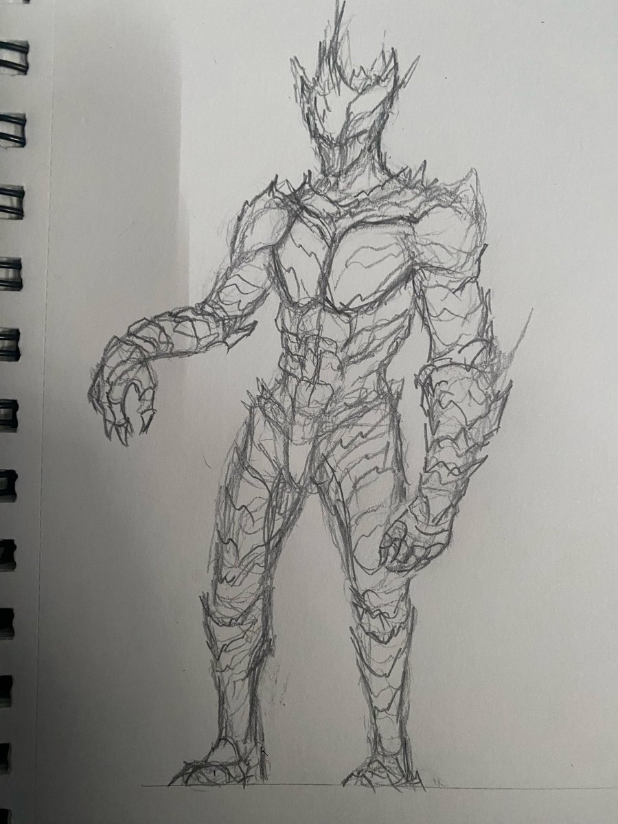 KnightofCrowZ's tweet photo. I don’t have a name for it yet but I need a suggestion of a weapon for this character. At the time I was just let the pencil do the talking while I was brainstorming what to draw.#sketch #ArtistOnX #sketchbook #charactersketches #drawing #artwork #Sketching #sketchart https://t.co/epQh8dJERx