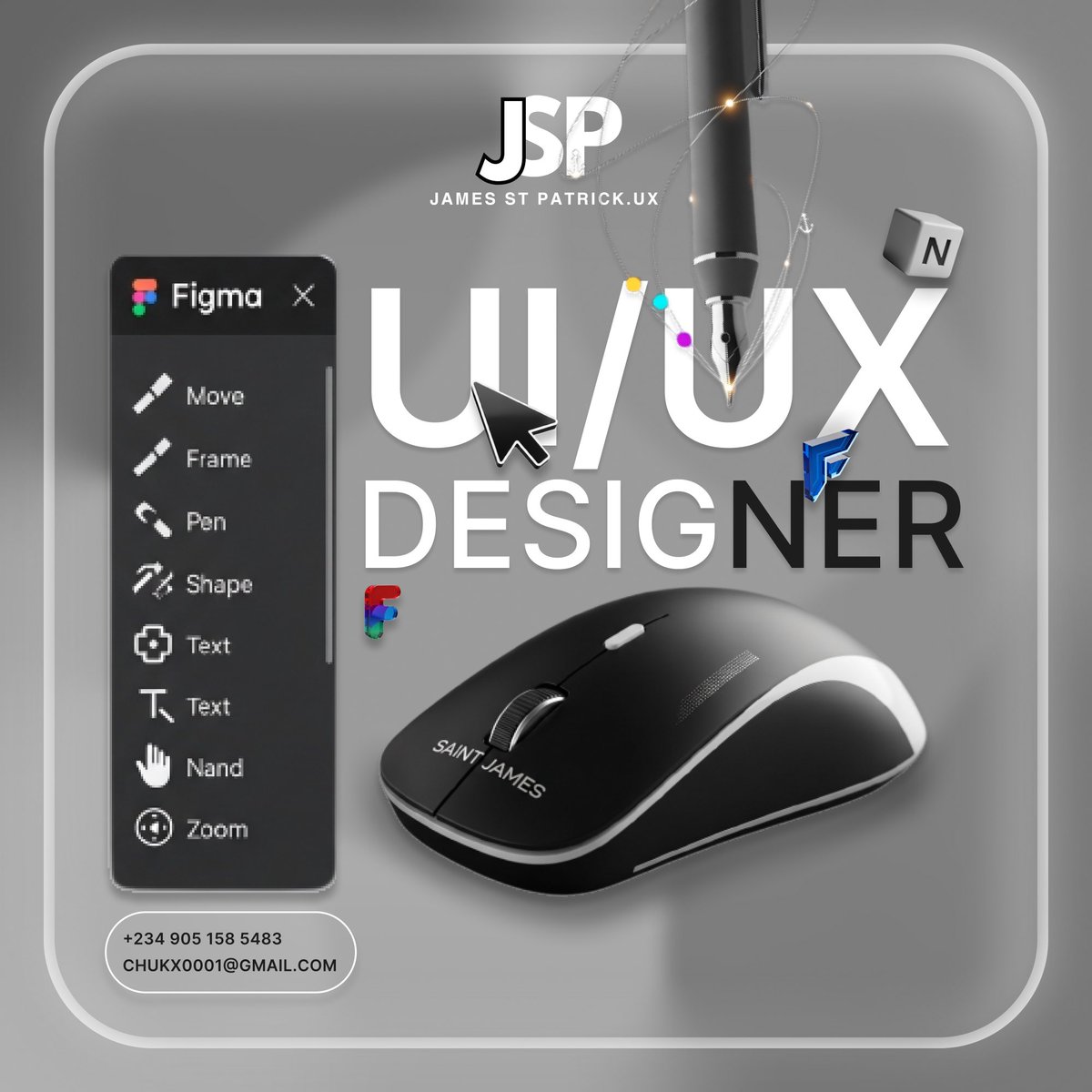 saint_jamesux's tweet image. Welcome to the JSP era 🫴🏽✅
#WelcomeToTheJSPEra
#DesignIsPower
#DigitalGhost
#UXAlchemy
#VisualStrategist
#DesignPhilosophy
#DesignThatSpeaks
#CreativeDiscipline
#UIUXDesigner
#ProductDesign
#DesignThinking
#GhostModeDesign
#MindBehindThePixels
#StrategicDesign
#BuiltByJSP