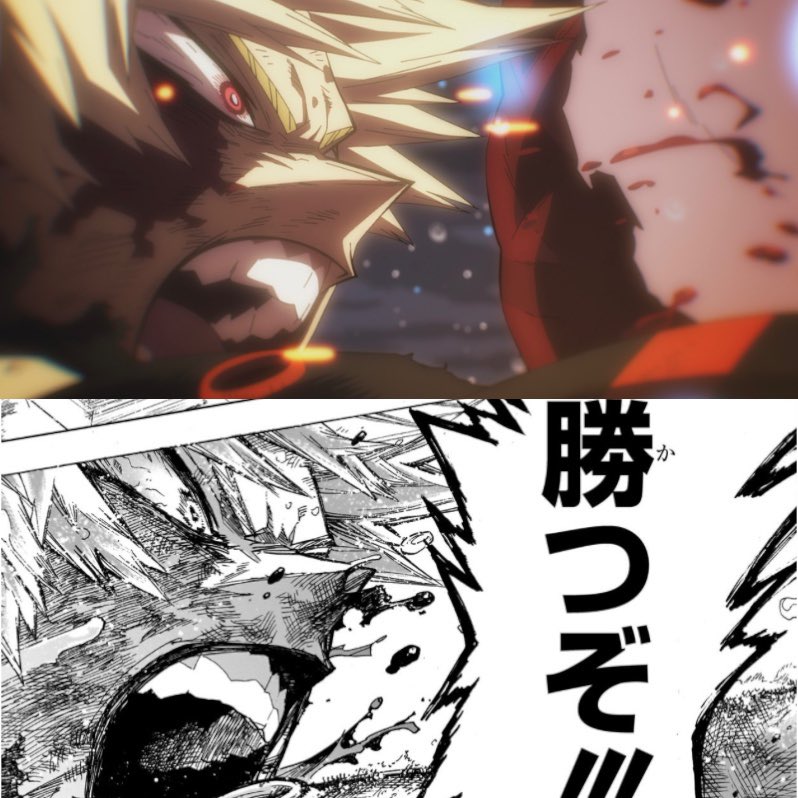 アニメ何回見直したか… 爆豪のかっちゃん最高すぎます💥 #僕のヒーロー