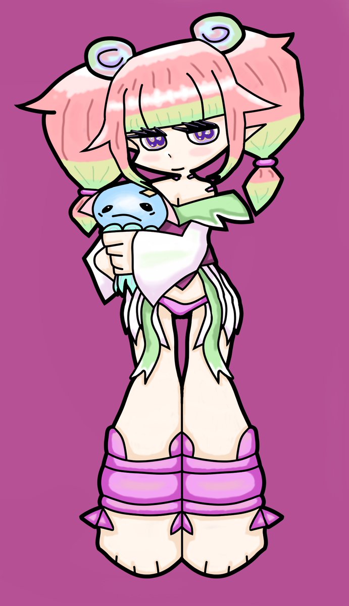 <a href="/StronnyCuttles/">Stronny Cuttles 🦑🛐 【VAllure】</a> #stronarts
i finally got around to draw you in the panty and stocking style 
i hope you like it
because i dont LOL
