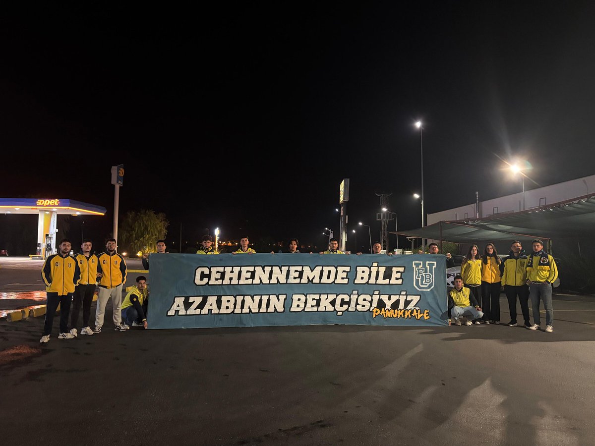 1907 ÜNİFEB Pamukkale Üniversitesi örgütlenmesi olarak Fenerbahçe - F.Karagümrük karşılaşması için İstanbul yolundayız. #FenerbahçeninYolunda