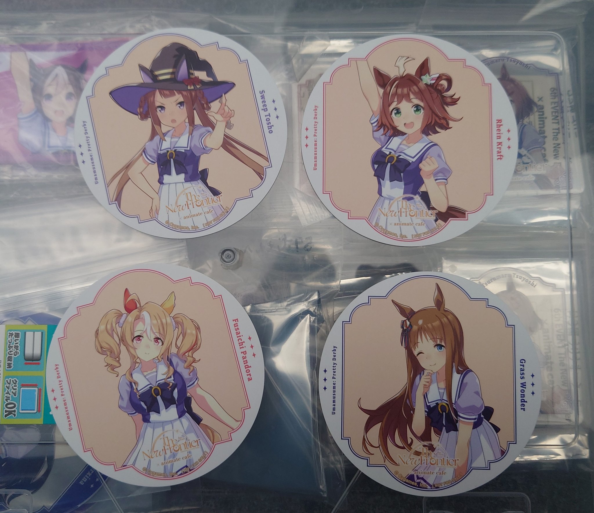 ウマ娘 フサイチパンドラ アクリルコースター 5点セット ウマ娘 フサイチパンドラ アクリルコースター 5点セット ゲーム