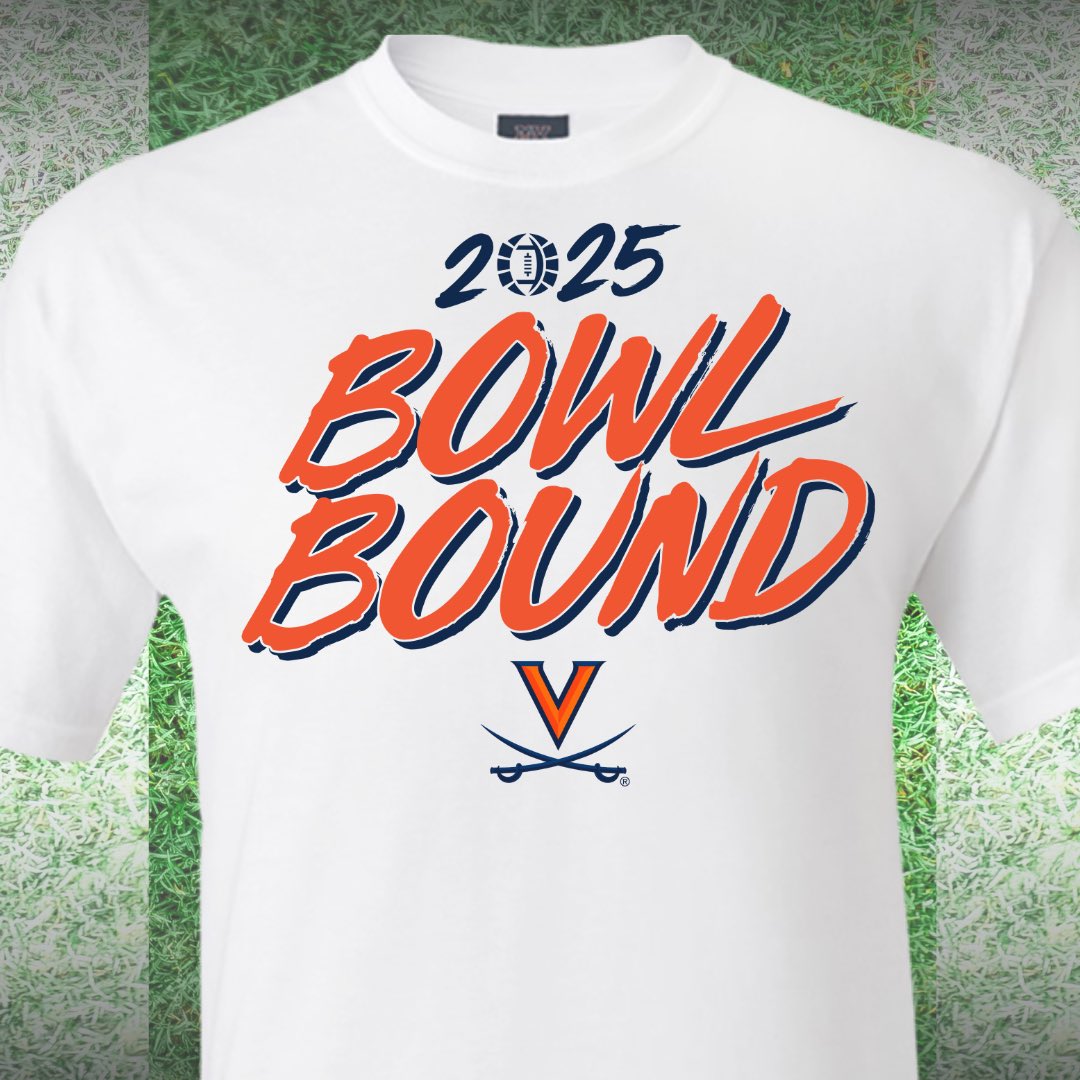 GO HOOS! 6️⃣ wins and <a href="/UVAFootball/">Virginia Football</a> is officially #BowlBound!

Get your official #BowlBound <a href="/MVSportTheGame/">mvsport.thegame</a> shirt at shop.bowlseason.com