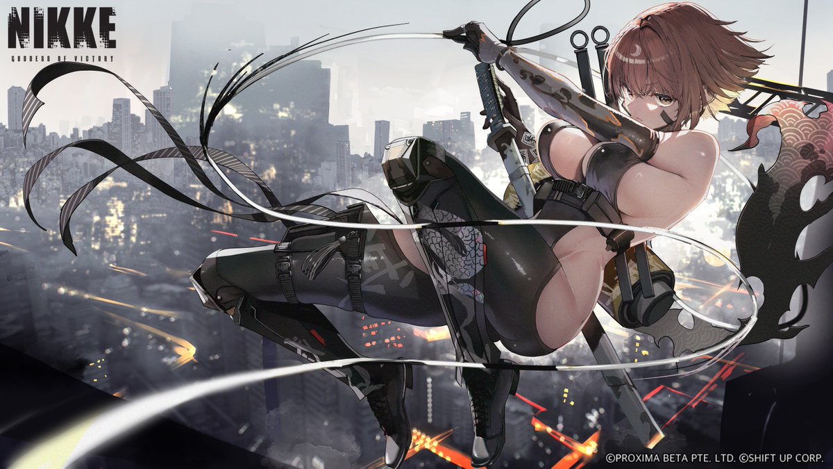 【Silent Infiltration of the Phantom Ninja】

A brand-new member joins the Phantom Thieves of Justice — Delta! 🌙
On this dark, silent night... what kind of mission awaits her? Nin-nin!

Thank you メリーはるひな (<a href="/haru_hololive/">メリーはるひな</a>) for this illustration!

#NIKKE