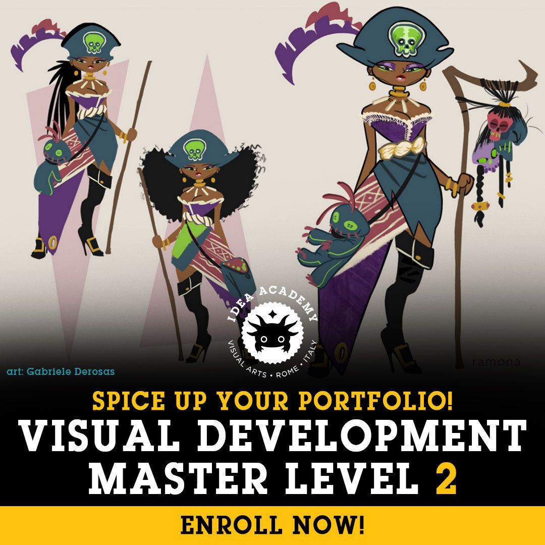 CDReferences's tweet image. Boost your portfolio and define your path as a concept artist with Visual Development Master Lvl 2 at IDEA Academy. Work on real projects and learn from top professionals tinyurl.com/ideamaster2
#ideaacademyrome #career #visualdevelopment #arteducation