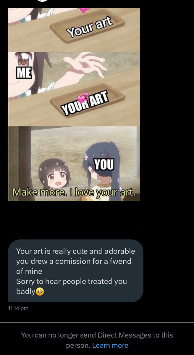 I'm so sorry that I didn't get any notification on this message request😭 this is so kind and I'm extremely thankful for it!! ❤️❤️❤️❤️❤️
I hope the sender will see this post and know how much I appreciate it 😭💦