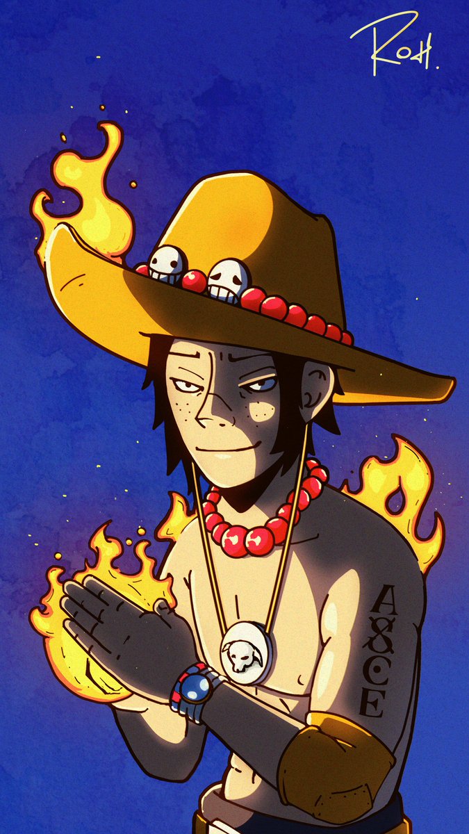 Rodry_Nt's tweet photo. Ace. 
#digitalart #Clipstudiopaint #fanart #ONEPIECE https://t.co/EygHjUMPGP