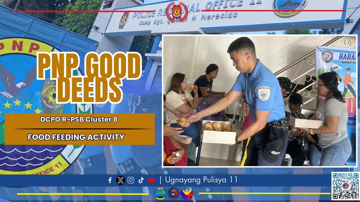 davao_pcadg's tweet photo. PNP GOOD DEEDS | DCPO R-PSB Cluster 8

#TeamPro11
#ToServeandProtect
#BagongPilipinas
#ditosabagongpilipinasgustongpulisligtaska
#UgnayangPulisya11 https://t.co/5CcaxhBBXU