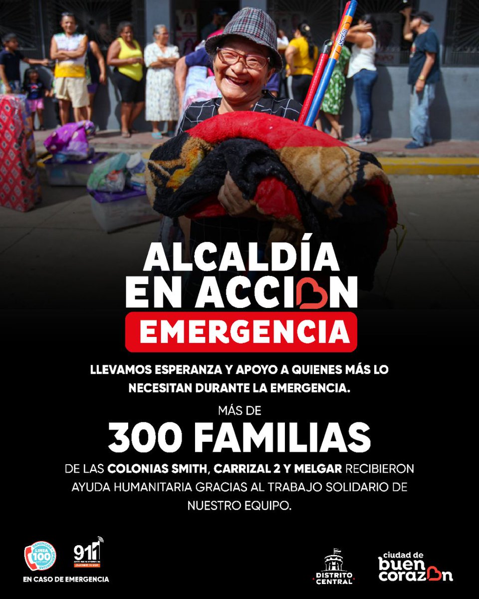 Más de 300 familias de las colonias Smith, Carrizal 2 y Melgar recibieron ayuda humanitaria tras las tormentas que causaron estragos en sus comunidades. 🌧️🤝

Siempre estamos presentes para dar la mano, brindar amor y llevar esperanza a quienes más lo necesitan. 💛🏠✨

#AMDC