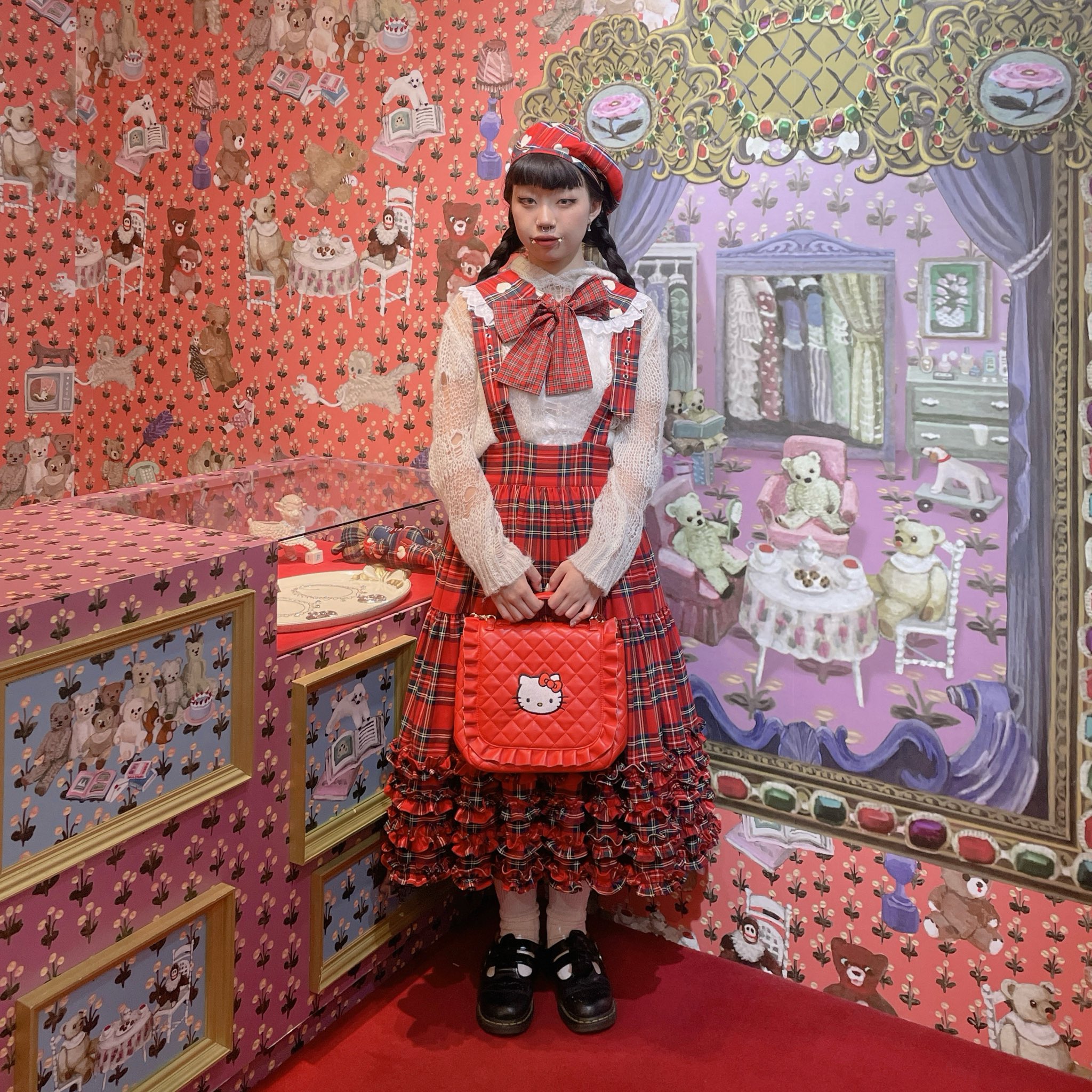 HEIHEIシースルーキャミソール　Strawberry HEIHEIシースルーキャミソール Strawberry HEIHEIシースルー