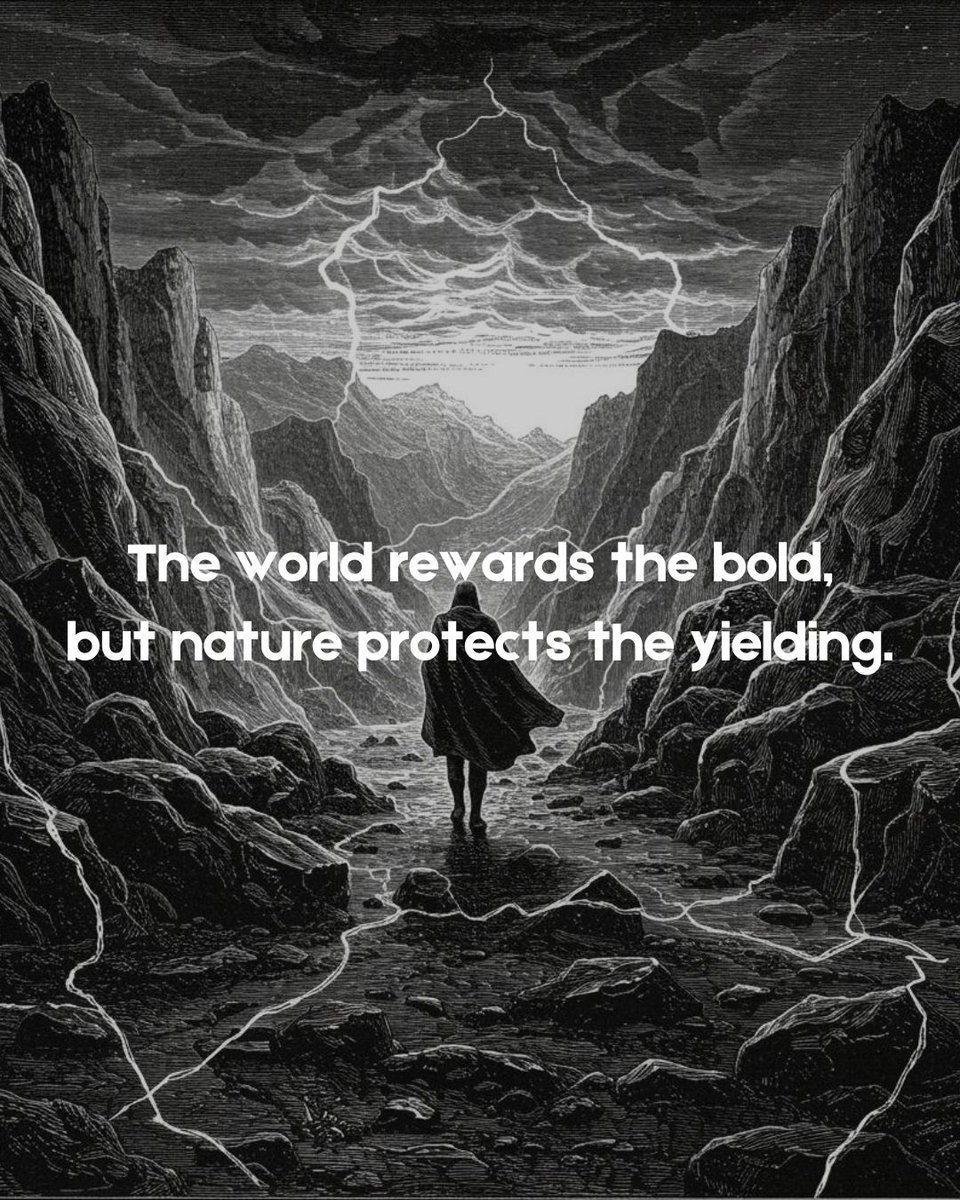 doseofdao's tweet photo. Courage Looks Nothing Like You Think.
#courage #restraint #wisdom #naturalorder #stillness #innerpower #mindfulaction #patience #trusttheprocess #quietstrength #selfmastery #lifeguidance #balance #awareness #doseofdao https://t.co/EsHfrPPC5r